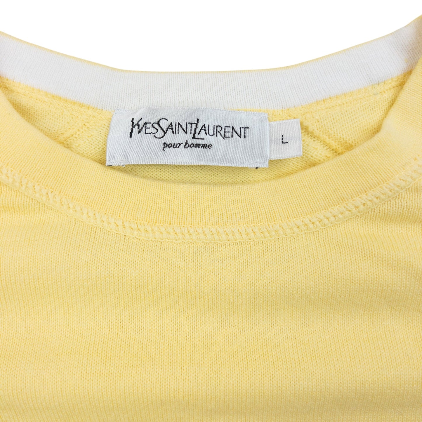Vintage 2000s YSL Yves Saint Laurent Jumper Size M | Medium, Yellow