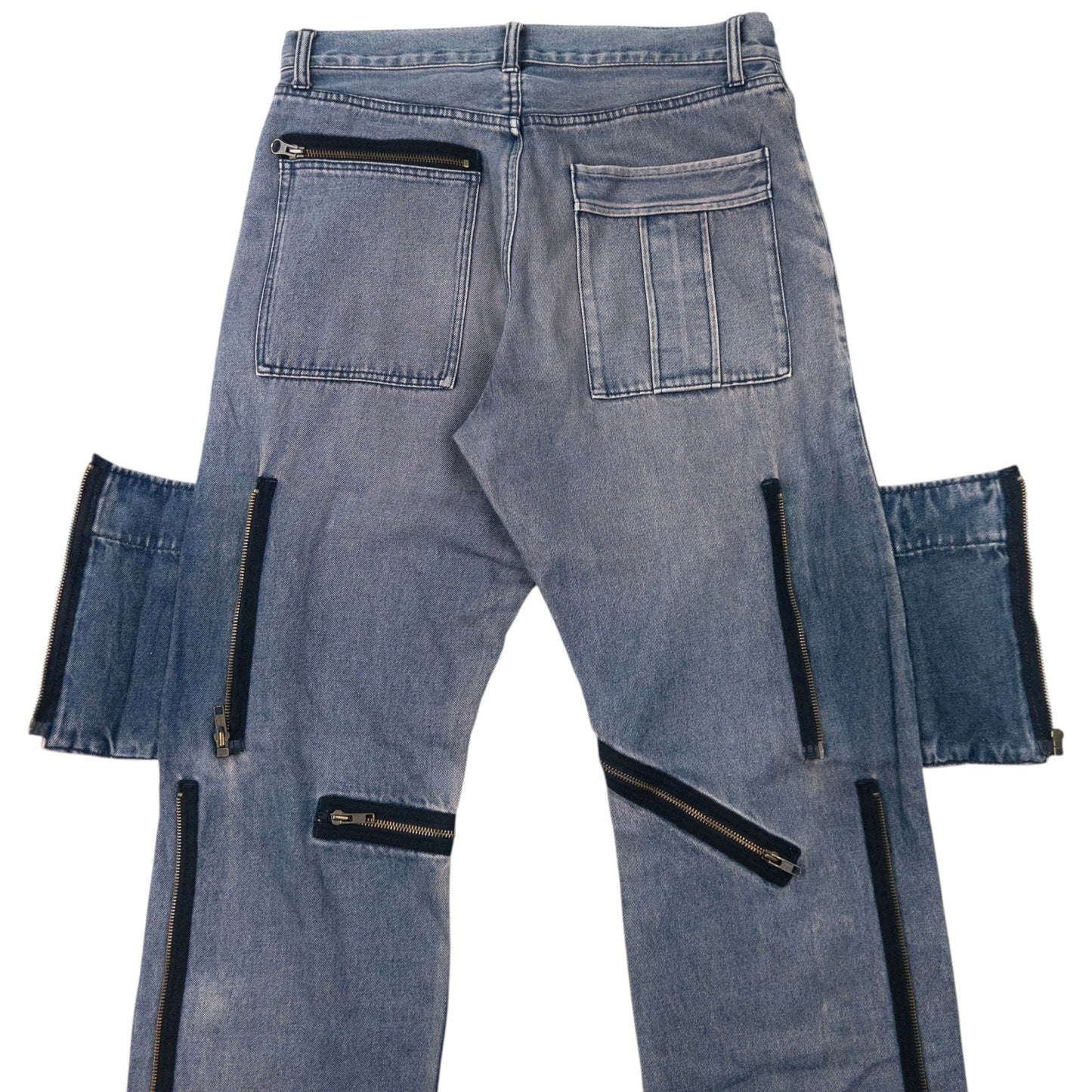 Vintage 2000s PPFM Convertible Zip Denim Jeans Size W32