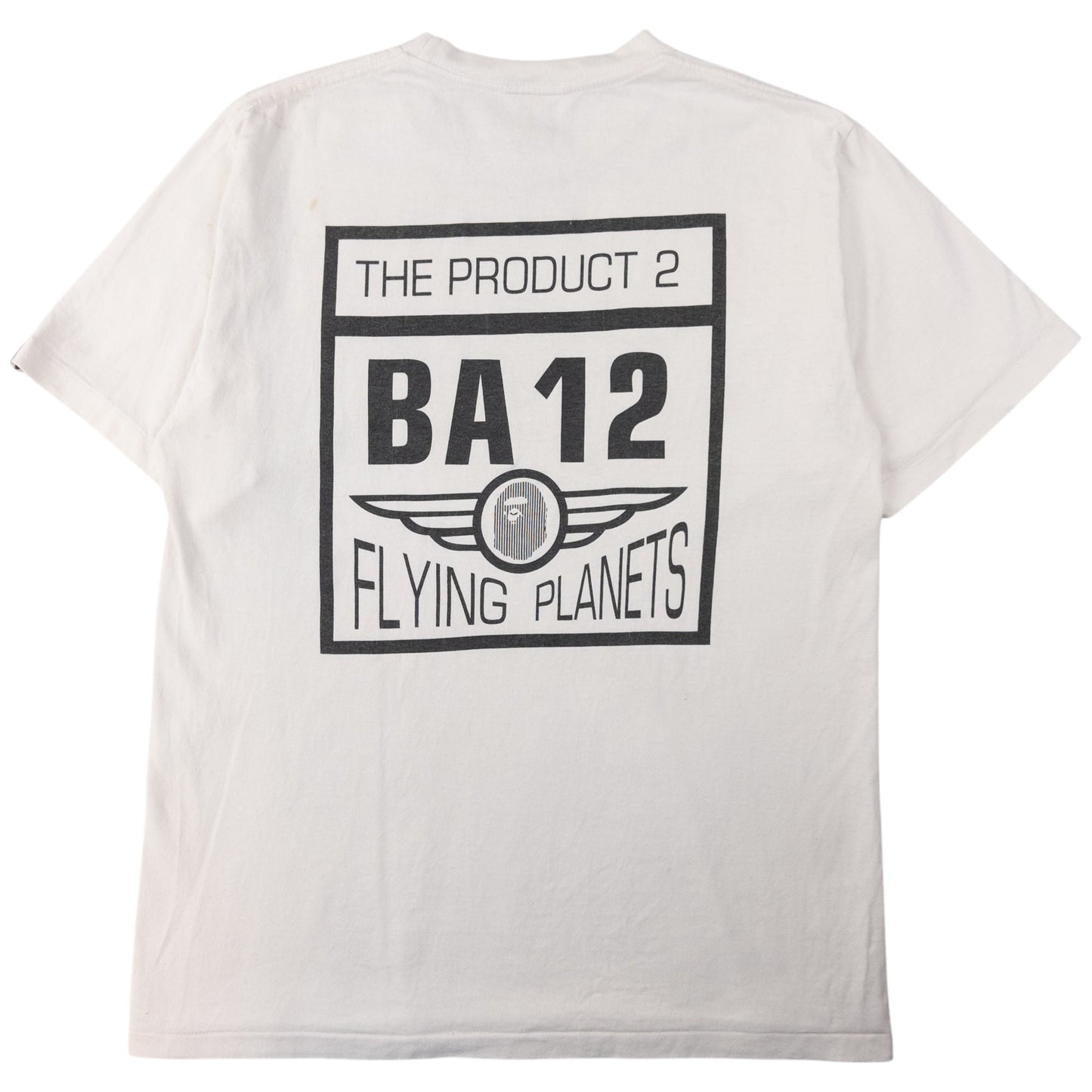 Vintage Bape Flying Planets Graphic T Shirt Size M