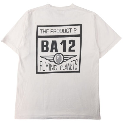 Vintage Bape Flying Planets Graphic T Shirt Size M