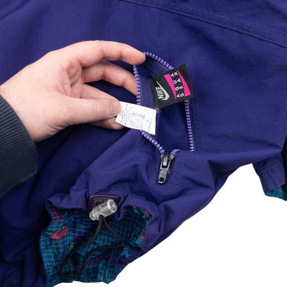 Vintage 90s Nike Aqua Gear Reversible Q Zip Jacket Size L