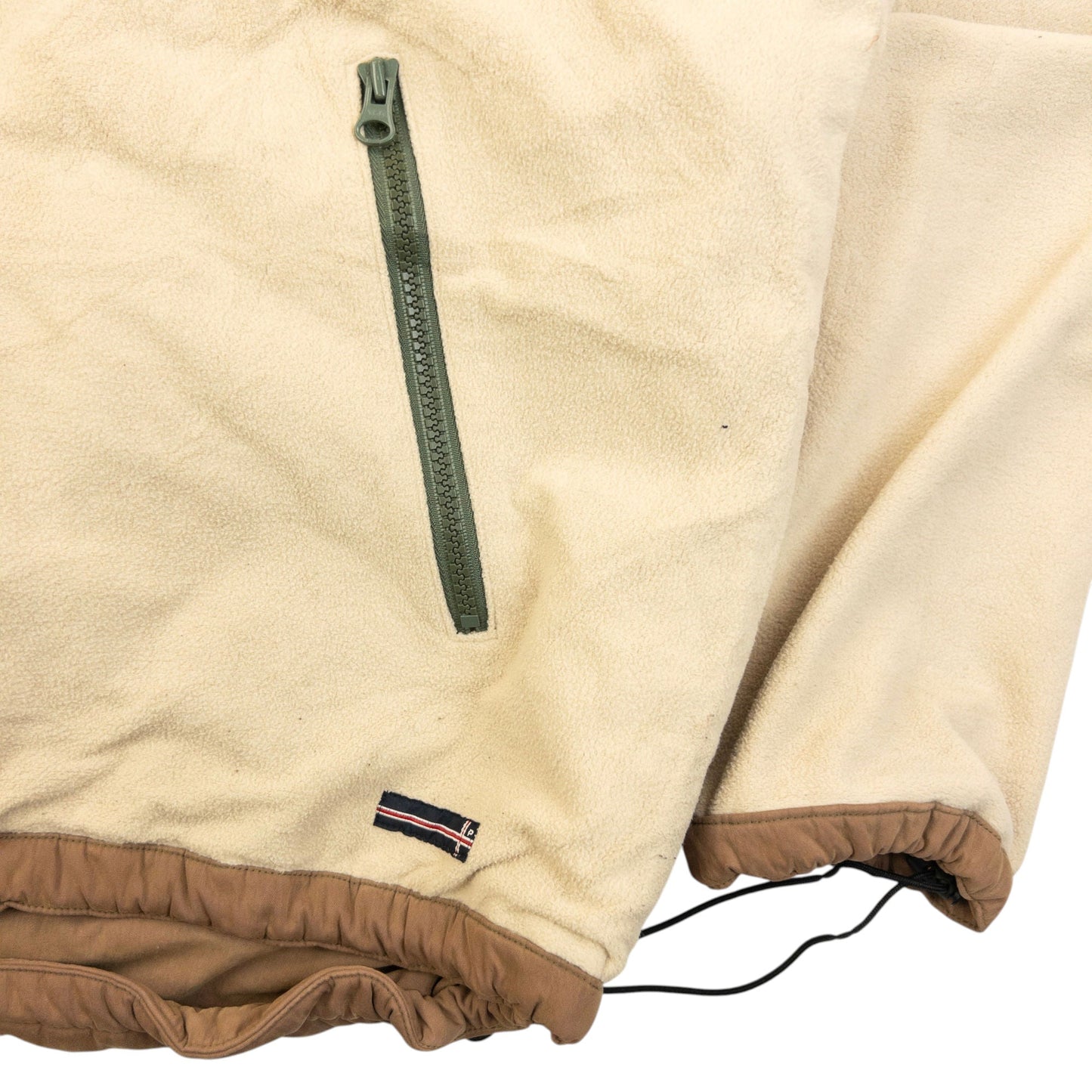 Vintage 2000s PPFM Reversible Zip Up Fleece Jacket Womens Size S | Small, Beige
