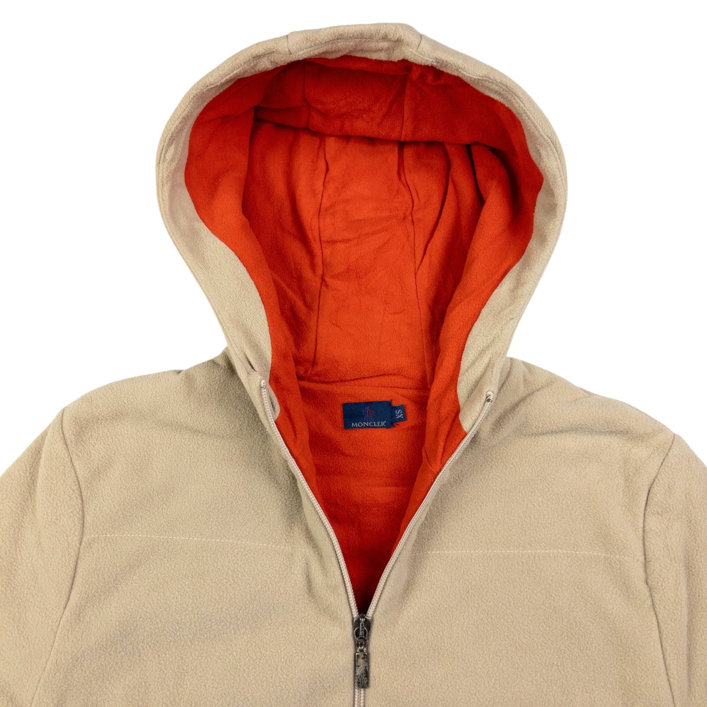 Vintage Moncler Longline Zip Up Fleece Jacket Womens Size M