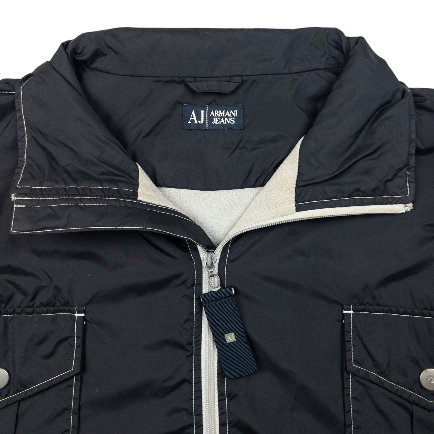 Vintage Armani Jeans Fleece Lined Jacket Size XXL