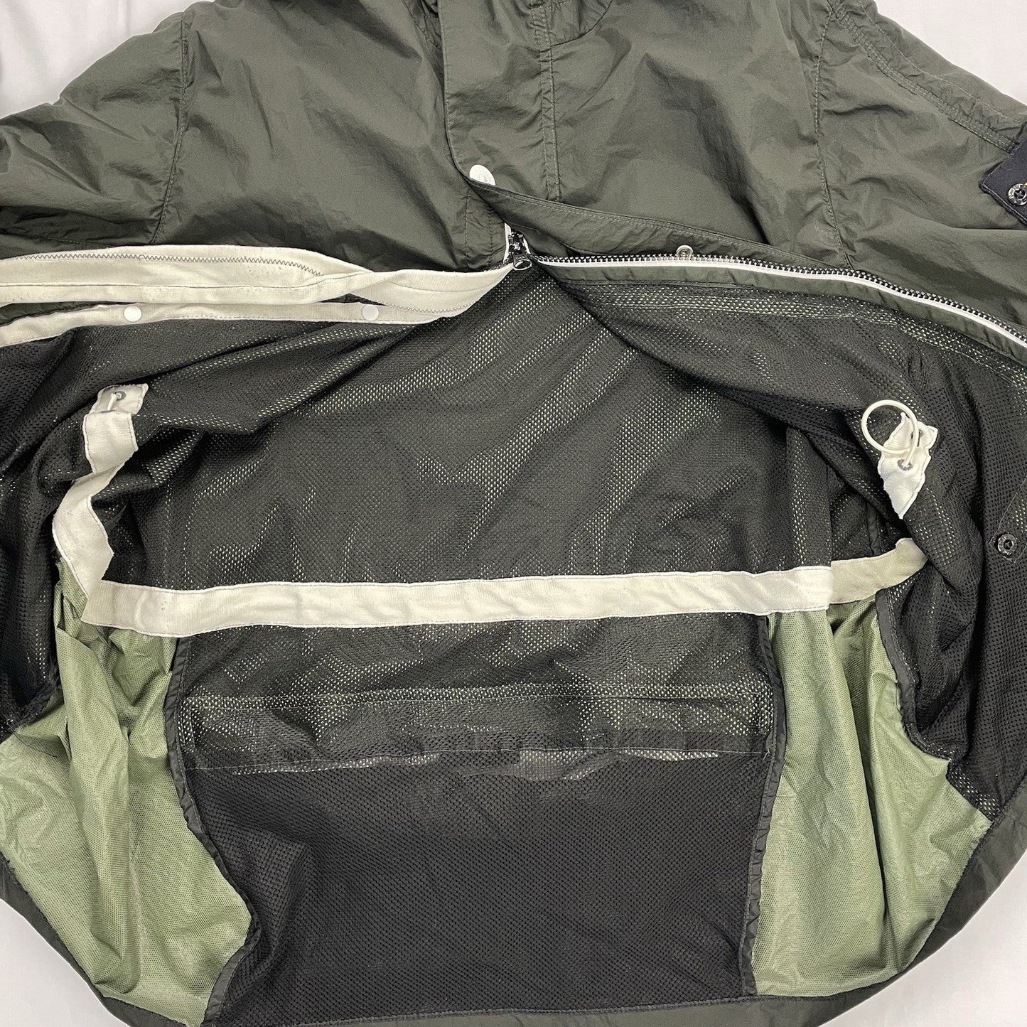 Stone Island Membrana 3L TC Parka Hooded Jacket, Size XL | Stone island, Red