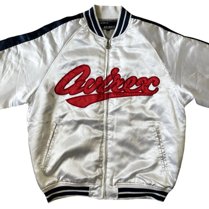 Avirex Spell Out Varsity Bomber Jacket - L