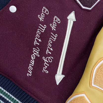 Whitesville x Beams Varsity Jacket - M