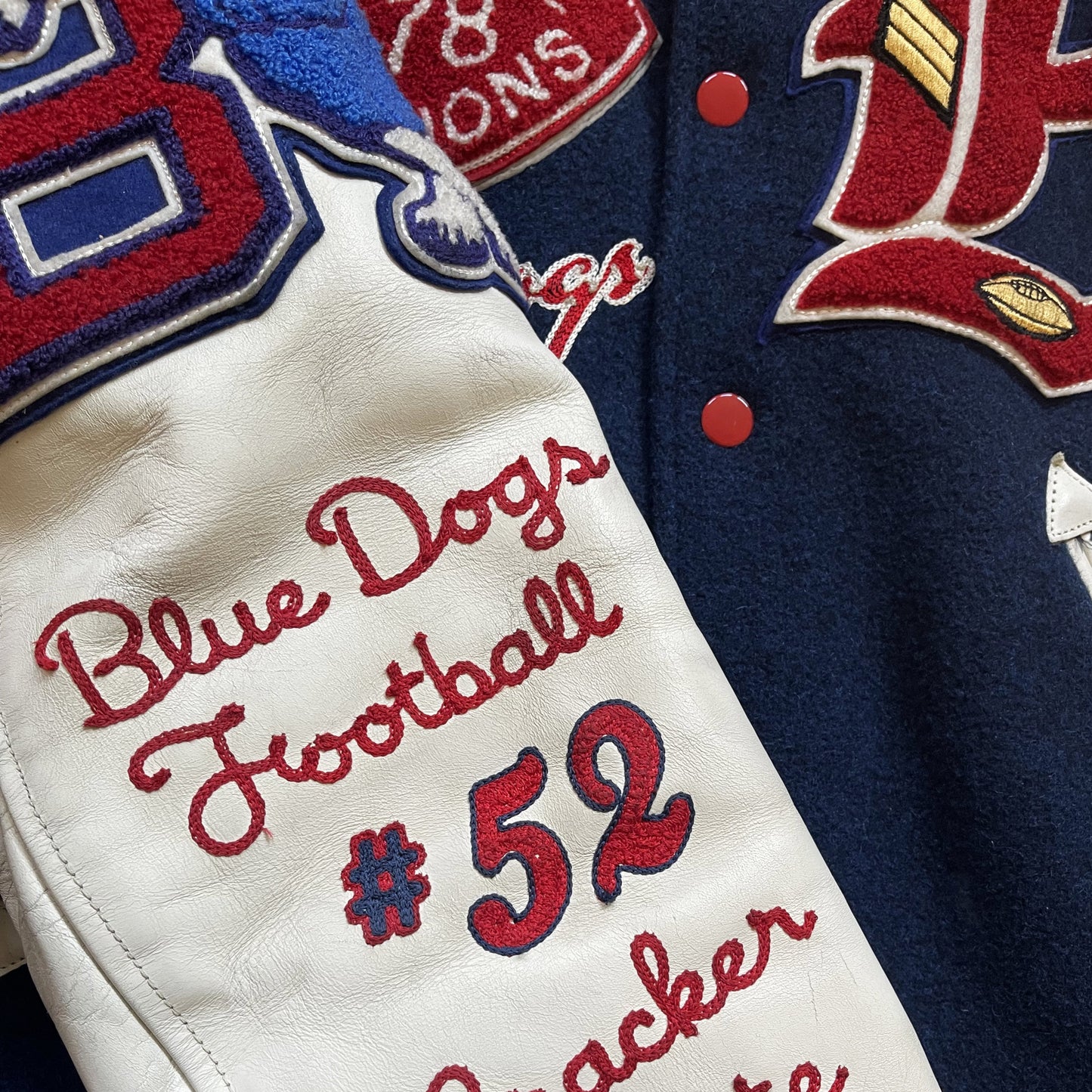 Whitesville 'Forest Park Bull Dogs' Varsity Jacket - M