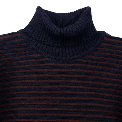 Vintage Issey Miyake MEN Ribbed Knit Turtleneck Jumper Size S