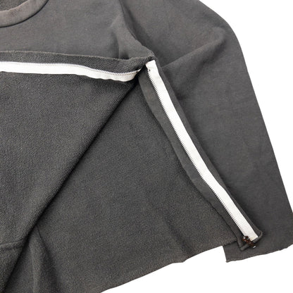 Vintage 90s Comme Des Garçons Side Zip Sweatshirt Womens Size S | Small, Grey