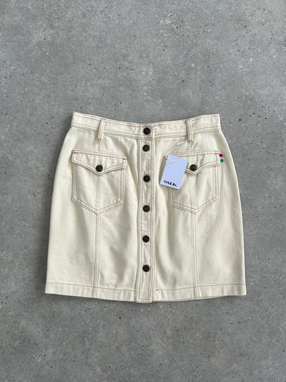 Moschino Jeans 1990s Pure Cotton Mini Skirt - W28