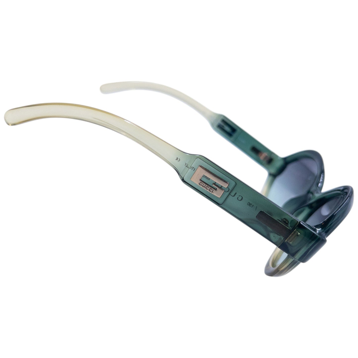 Vintage 90s Gucci By Tom Ford Gradient Sunglasses | O/S, Green