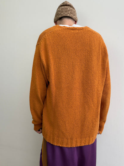 C.P. Company SS96 Scoop Neck Knit Jumper | Large, Orange