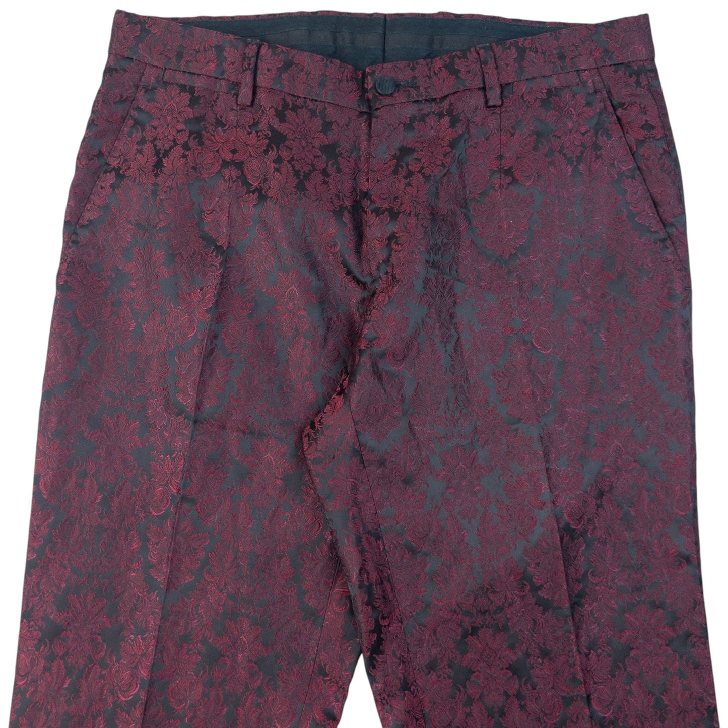 Vintage 2000s Dolce & Gabbana Brocade Waistcoat & Trousers Suit Set Size M | Medium, Multicoloured