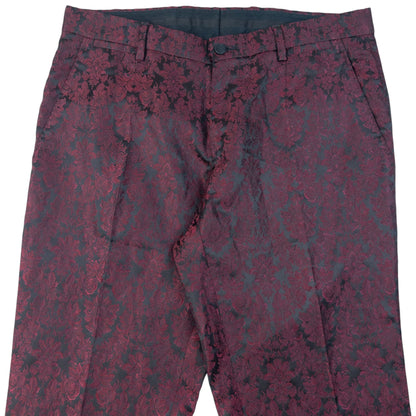 Vintage 2000s Dolce & Gabbana Brocade Waistcoat & Trousers Suit Set Size M | Medium, Multicoloured