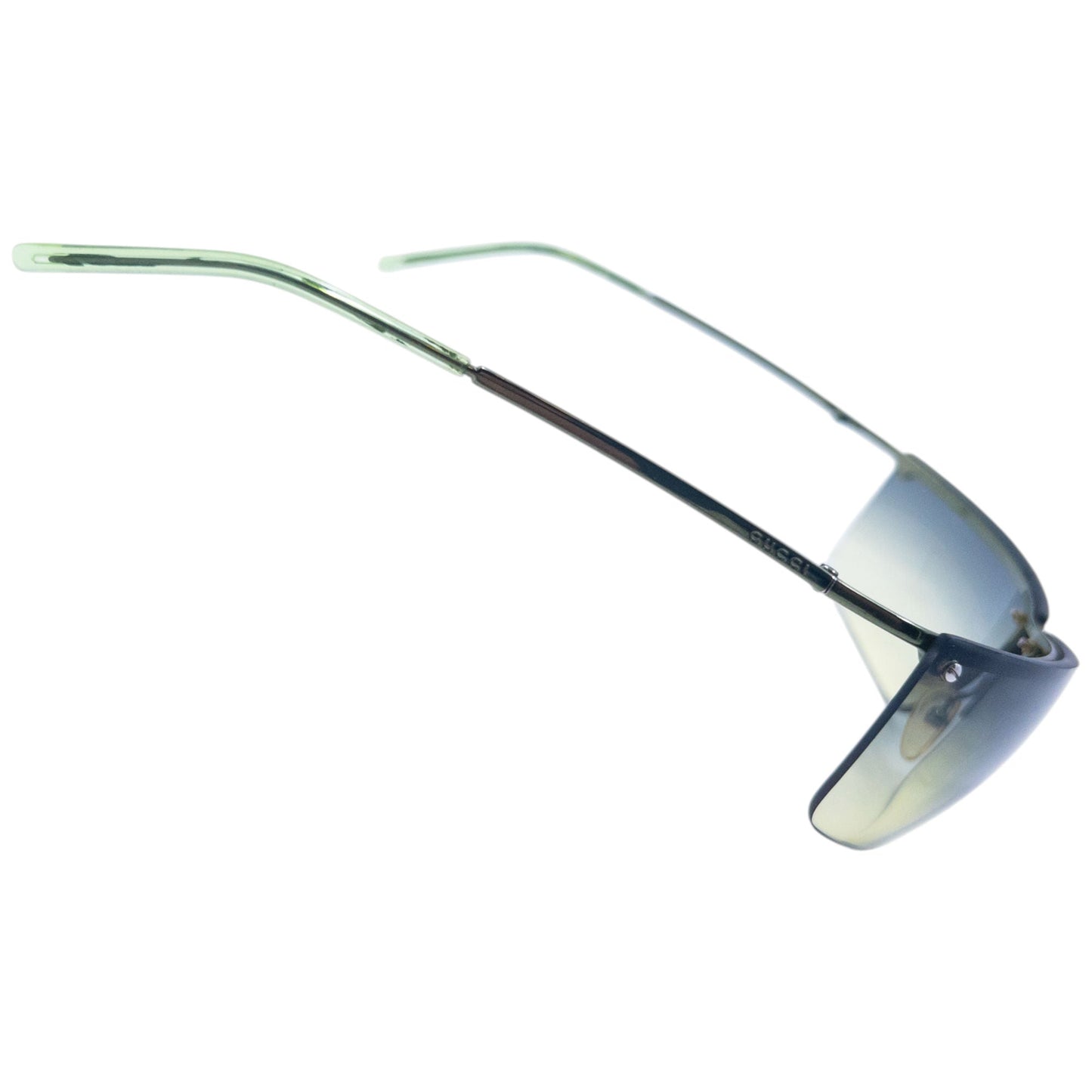 Vintage 2000s Gucci Rimless Sunglasses | O/S, Green
