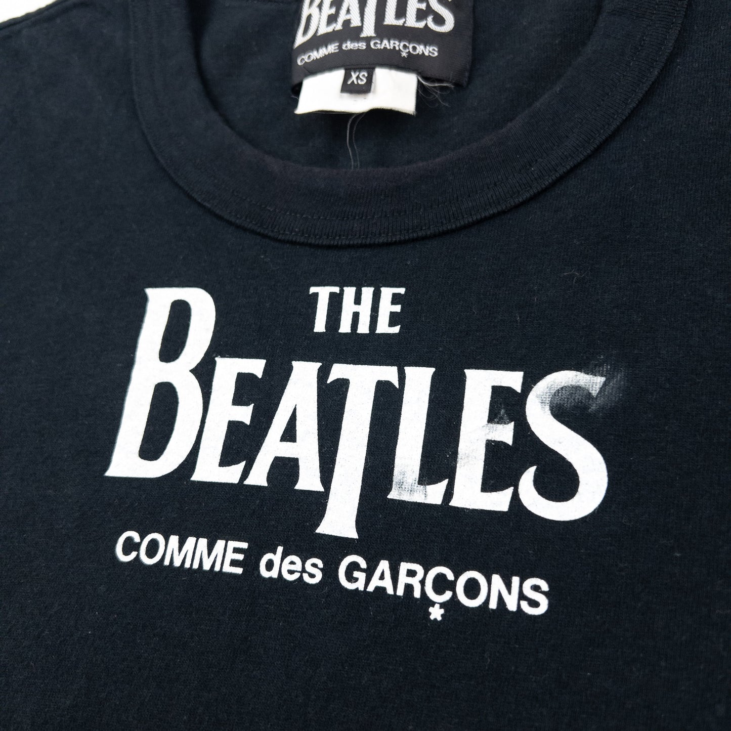 2018 Comme Des Garçons X The Beatles T Shirt Size XS | XS, Black