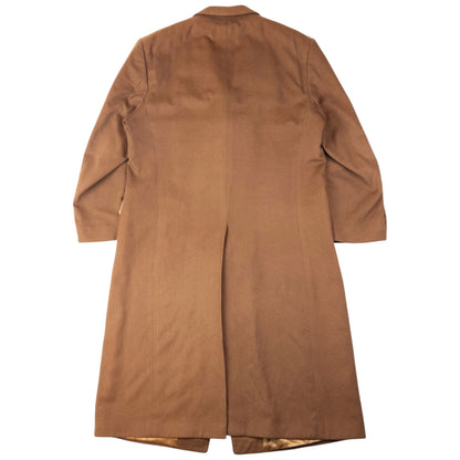 Vintage 90s Burberry Cashmere Longline Jacket Size XL | XL, Brown