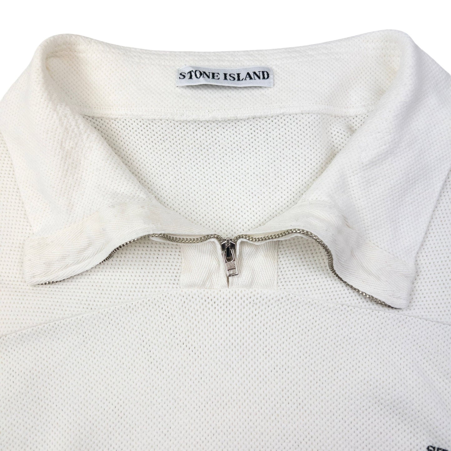 Vintage Stone Island Q Zip Jumper Size L