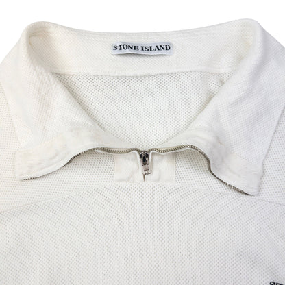 Vintage Stone Island Q Zip Jumper Size L