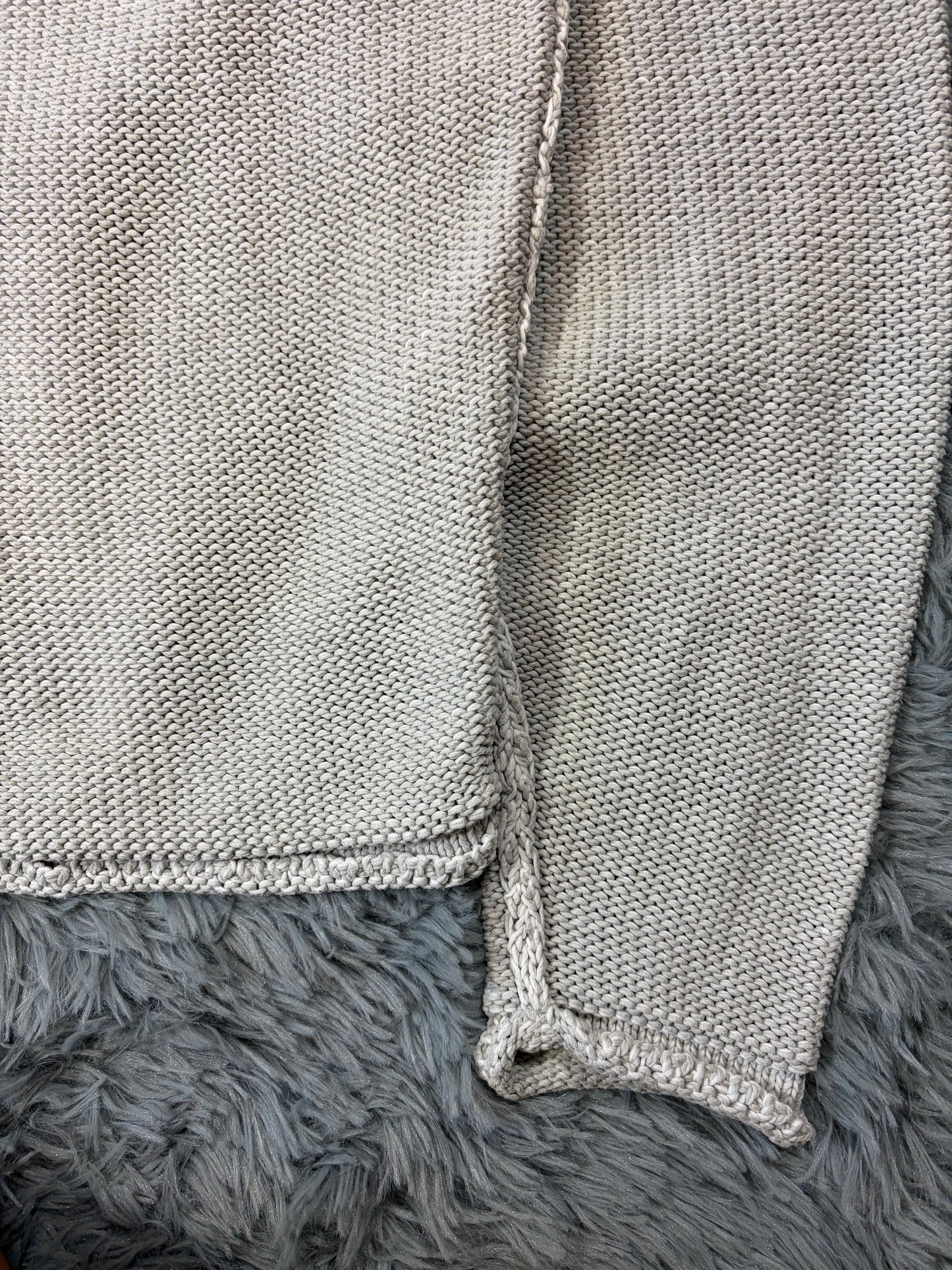 Issey Miyake MEN 2011 Cable Knit Inside-Out Effect Jumper - M/L | O/S, Grey