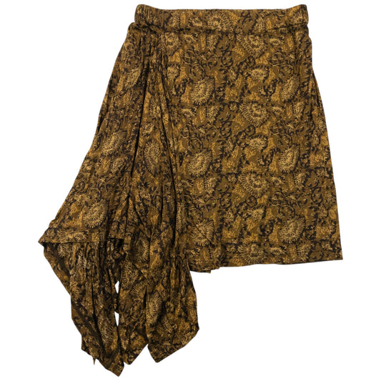 Vintage 2000s Cabane De Zucca By Issey Miyake Asymmetric Skirt Womens One Size | O/S, Brown