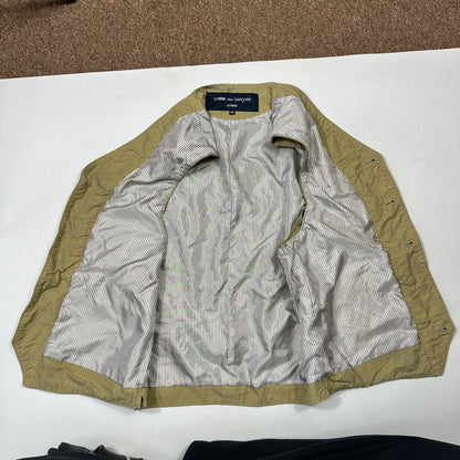 Comme Des Garçons Homme 2016 Nylon Lined Multipocket Vest - XS/S | XS, Tan