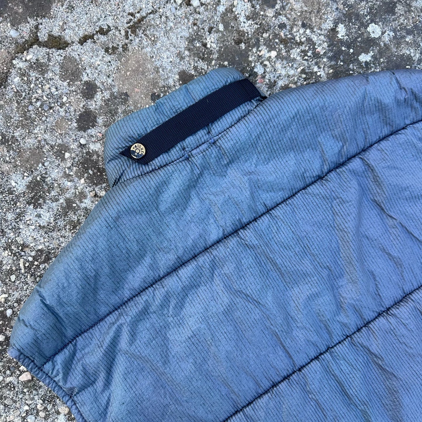 A/W 1995 Silver Nylon Ripstop Padded Gilet