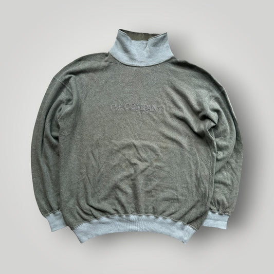C.P. Company 1980's Ideas From Massimo Osti Cotton / Angora Mix Roll Neck Jumper L