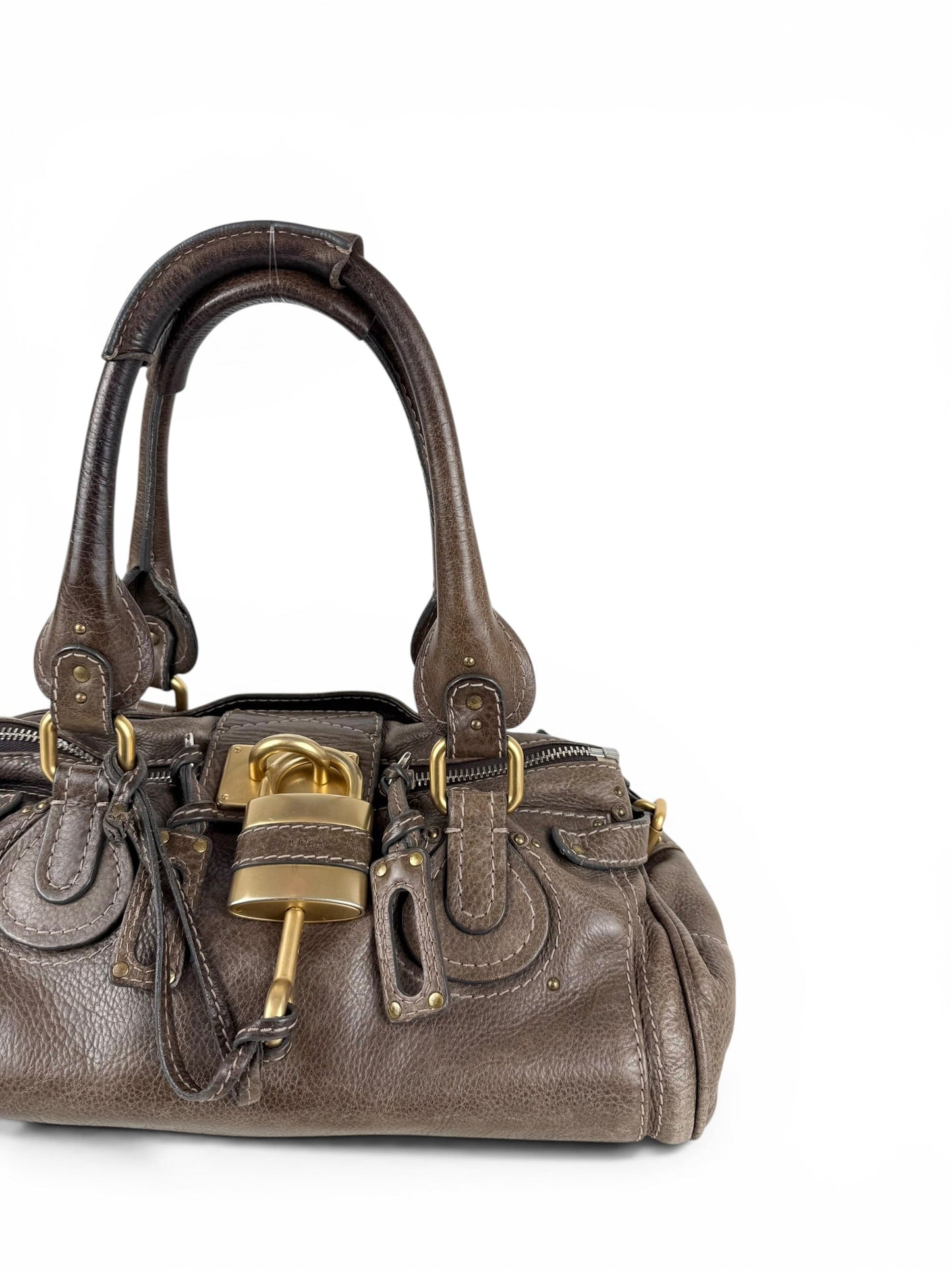 2009 Chloe Paddington Brown Leather Handbag GHW | O/S, Multicoloured