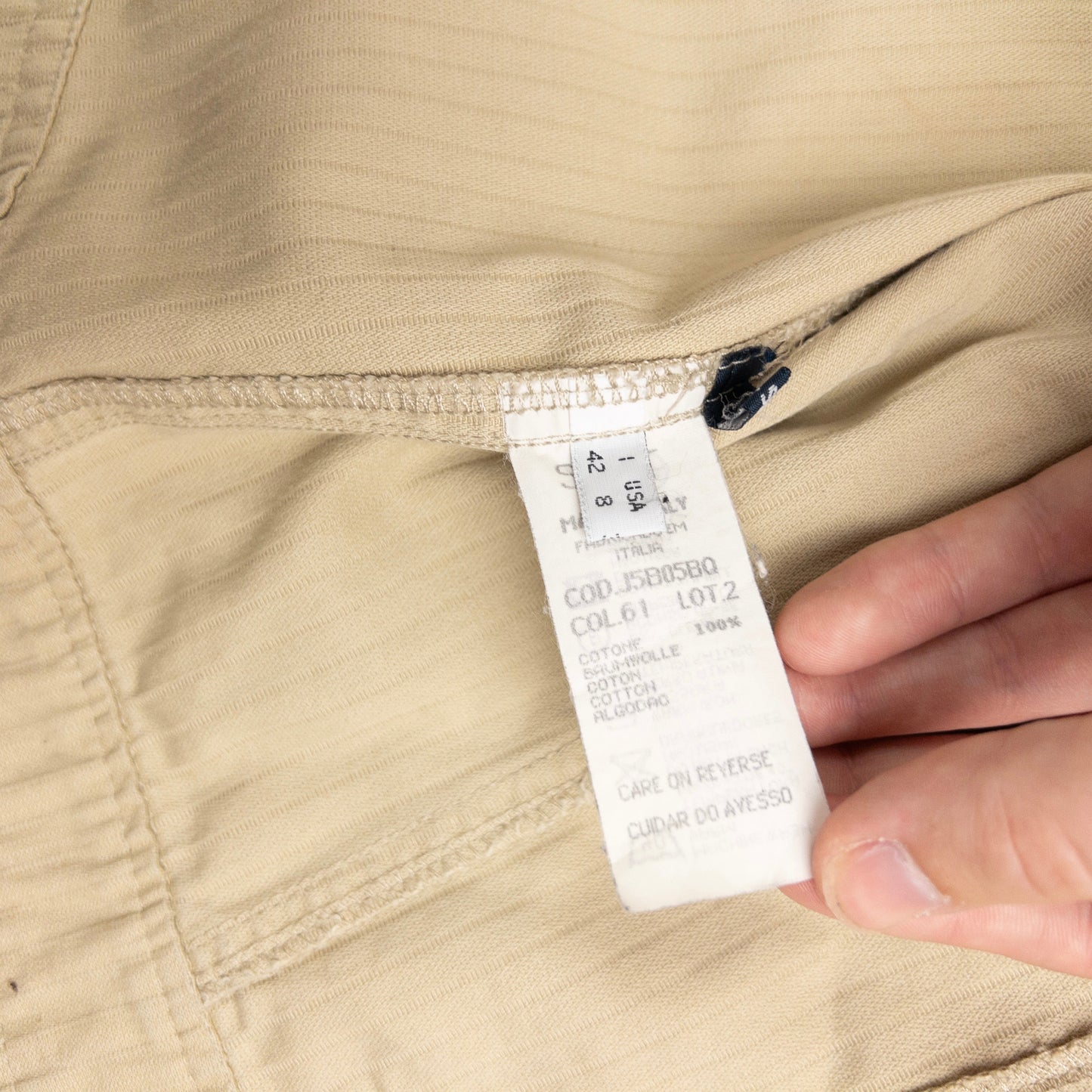 Vintage Armani Jeans Cropped Button Up Jacket Womens Size S