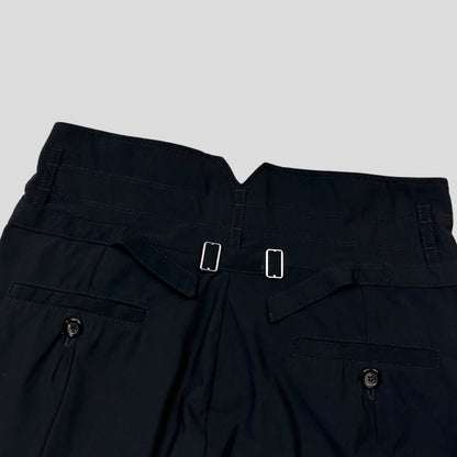 M+FG 00’s Rayon Silk Belted Skirt with Pleats - IT42 UK8-10