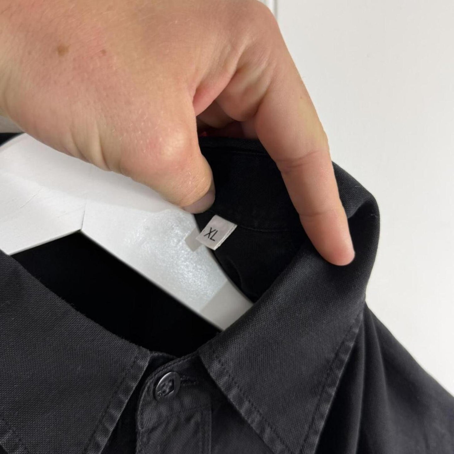 Stone Island Linen Shirt Black (XL) | Large, Black