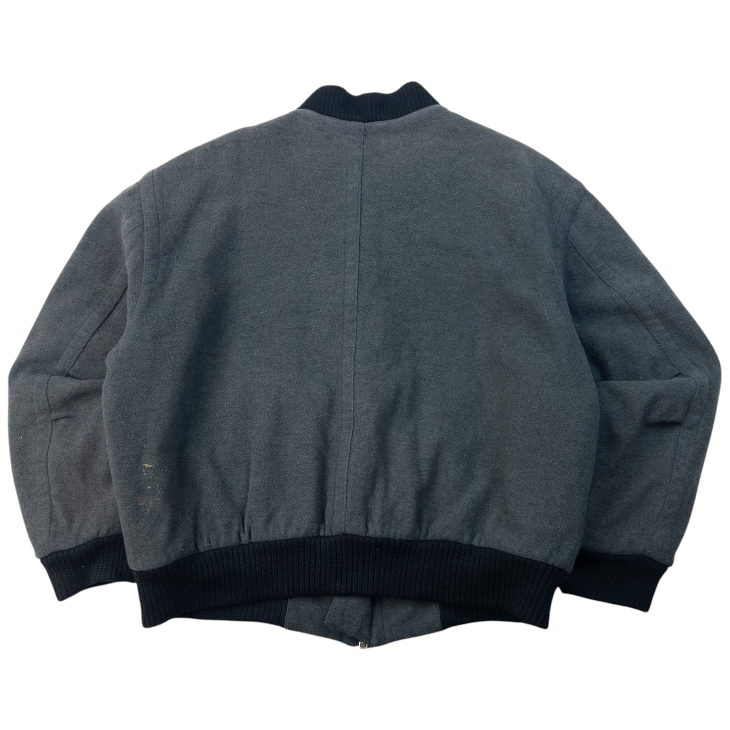 Vintage 90s Hugo Boss Cashmere Bomber Jacket Size L | Large, Multicoloured