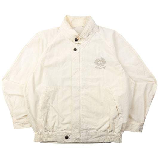 Vintage 90s Burberry Lightweight Zip Up Jacket Size XS | XS, Cream