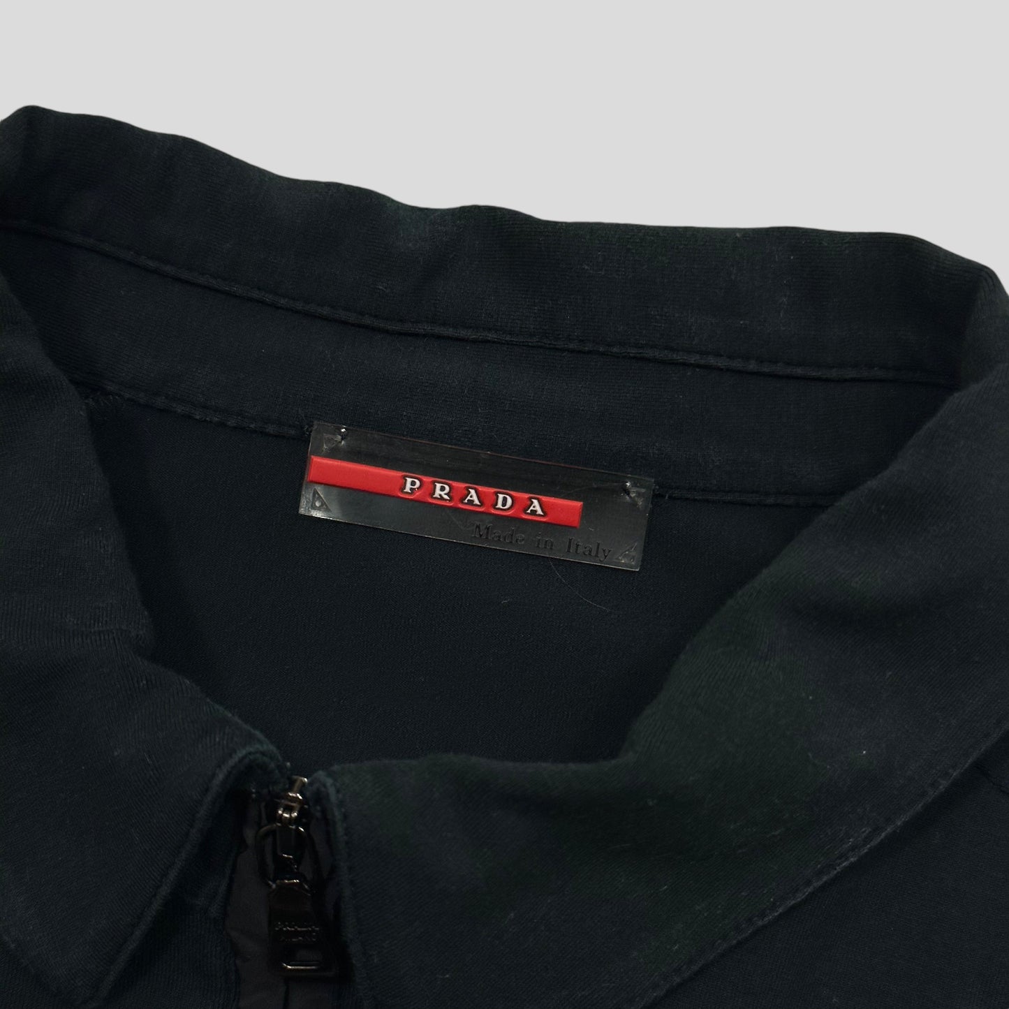 Prada Sport 00’s Stash Pocket Nylon Zip Shirt - M