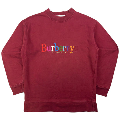 Vintage Burberry Embroidered Sweatshirt Size S