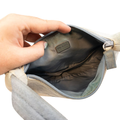Vintage 1999 Prada Sport Mini Baguette Shoulder Bag