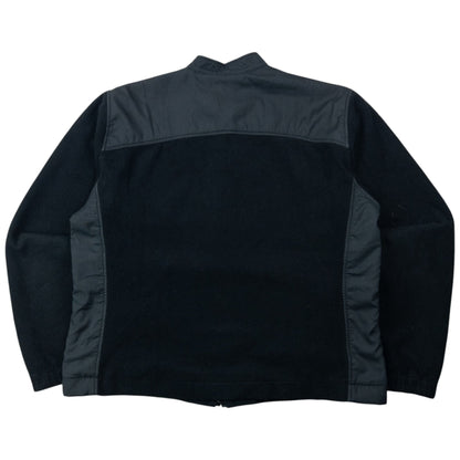 Vintage 2000s Burberry Golf Zip Up Fleece Jacket Womens Size M | Medium, Black