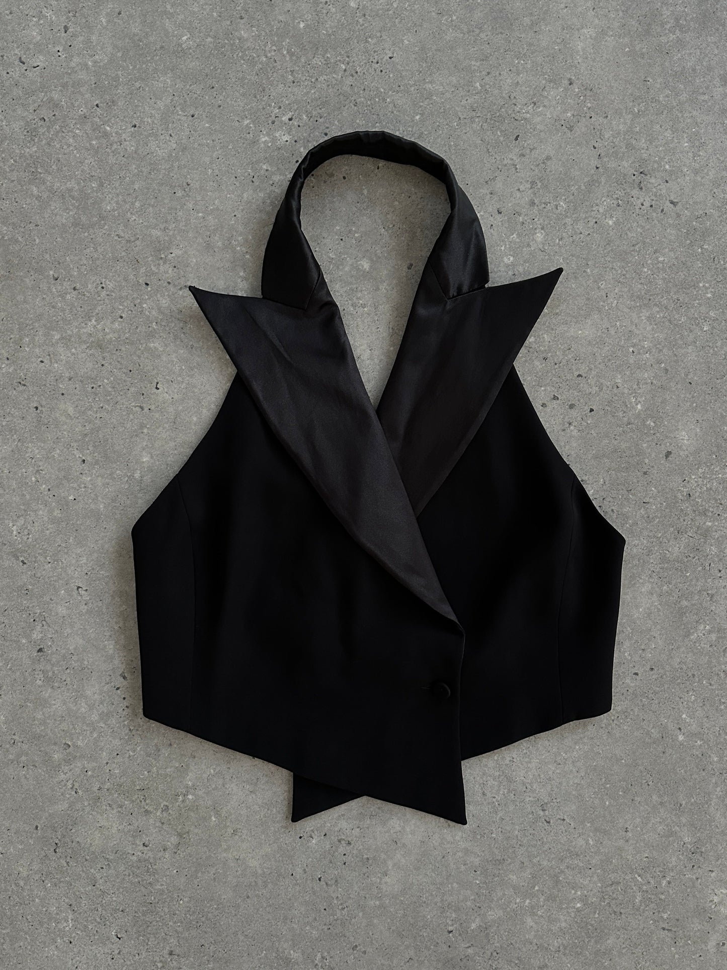 Emporio Armani SS2002 Pure Silk Tuxedo Waistcoat - M