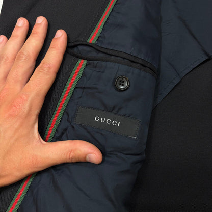 Gucci by Tom Ford 00’s Crest Button Wool Dinner Jacket - IT54 | Default Title, Black