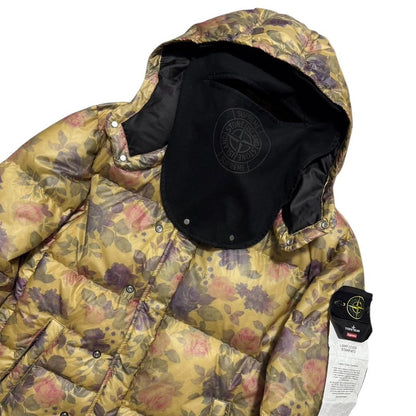 Stone Island Supreme Stampato Balaclava Down Jacket