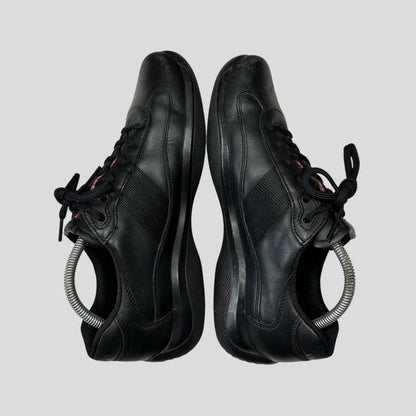 Prada 2007 Cups Carbon Logo Triple Black - UK8