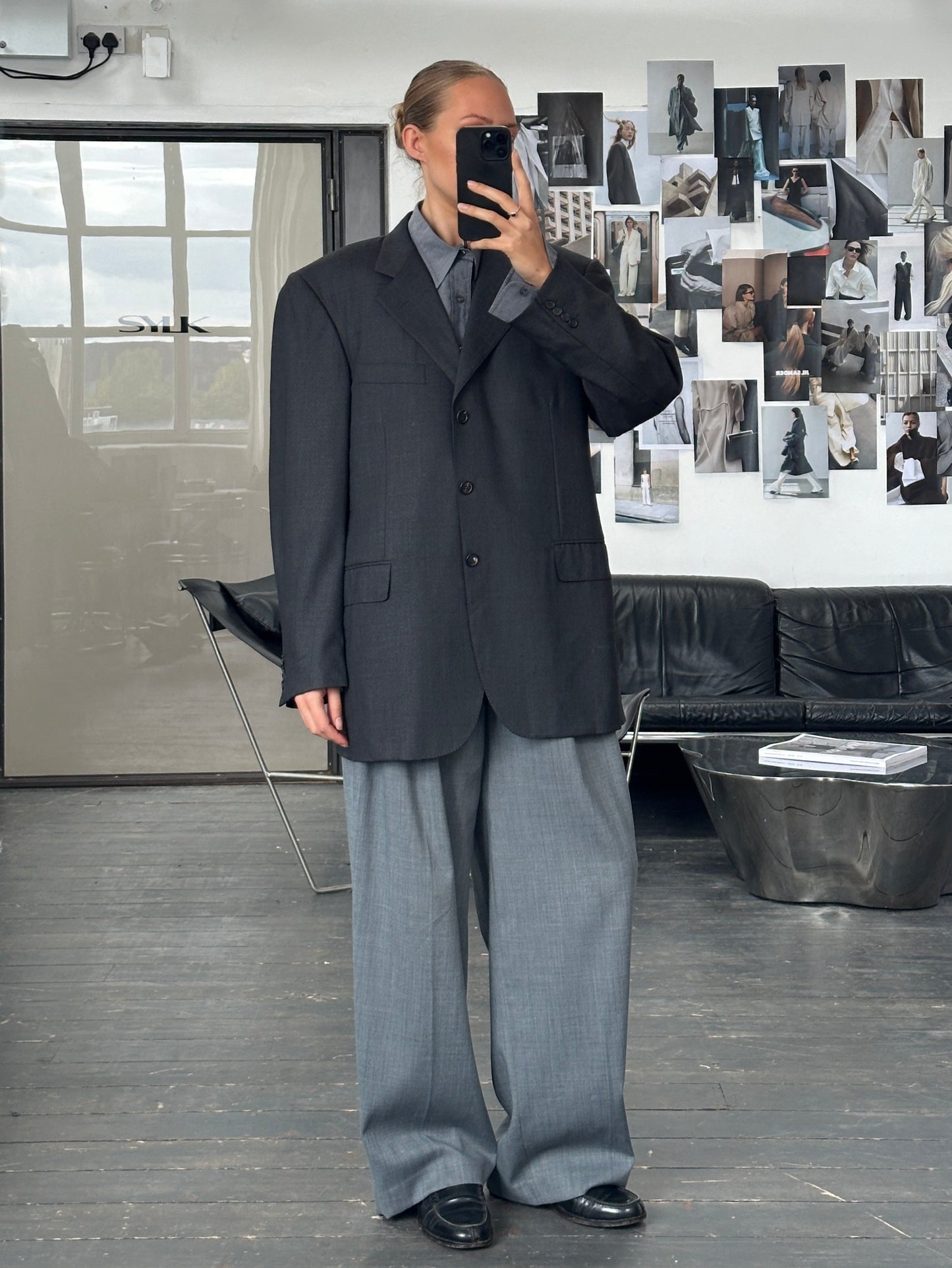 Hartwood x Loro Piana 1990s Pure Tasmanian Wool Single Breasted Blazer - 46R/XL