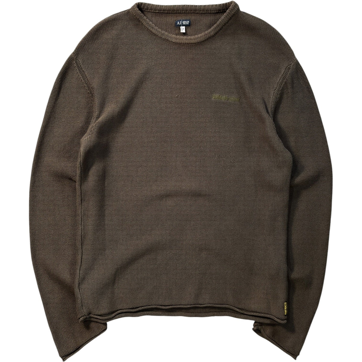 Armani Jeans 00’s Heavy Cotton Knit Jumper XL | XL, Multicoloured