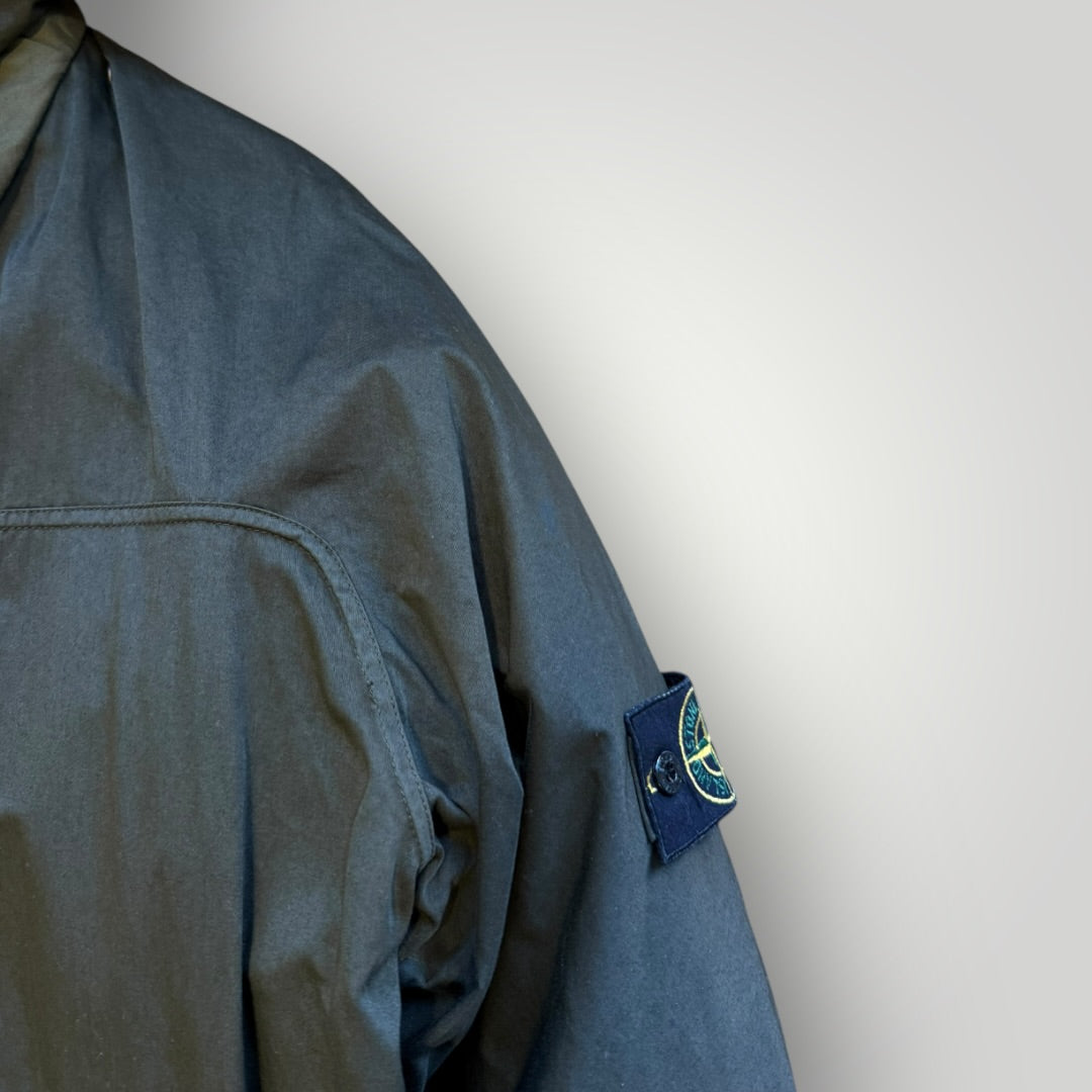 Stone Island AW/2003 Raso Gommato Metallic Cover Reversible "Spaceman" Parka XL