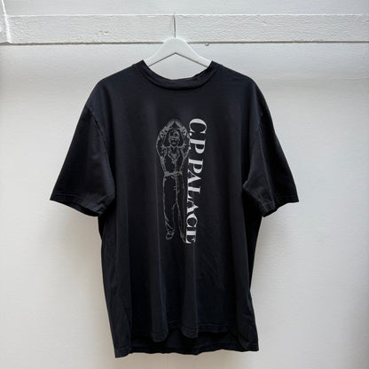 CP Company x Palace T-shirt (L) | Large, Black