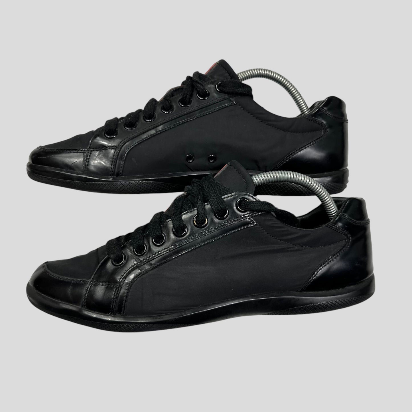 Prada Sport Leather & Nylon Low Trainer - UK9