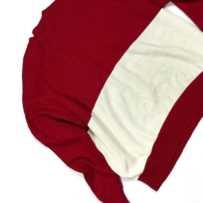 Avirex Spellout Knitted Sweatshirt In Red ( M )