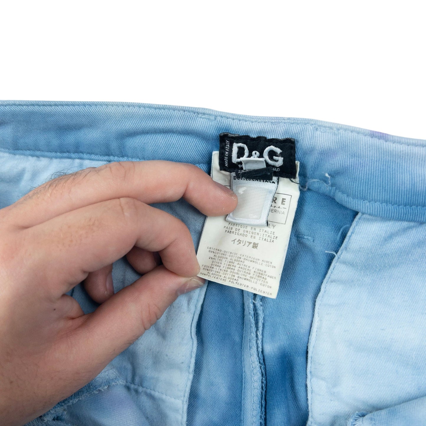 Vintage Dolce & Gabbana Dyed Trousers Womens Size W28